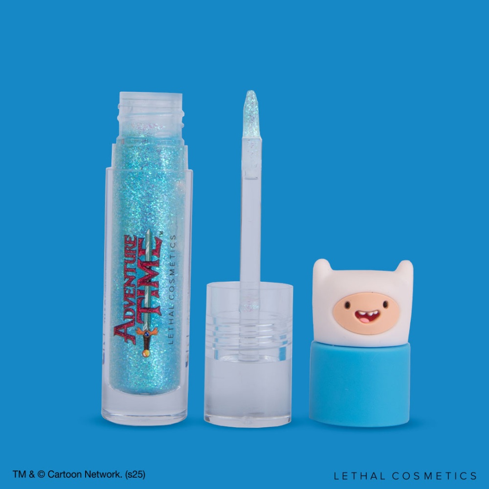Lethal Cosmetics Adventure Time - Finn the Human Lipgloss - Blau